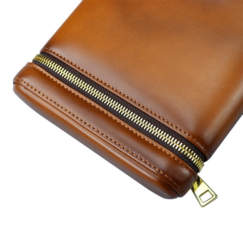 Cedar-Lined Leather 5-Cigar Travel Case — product image 2