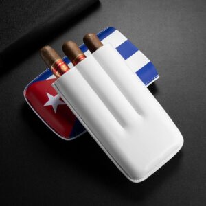 Leather 2- or 3-Cigar Travel Case | CIGARLOONG CH-24DS — product image 1