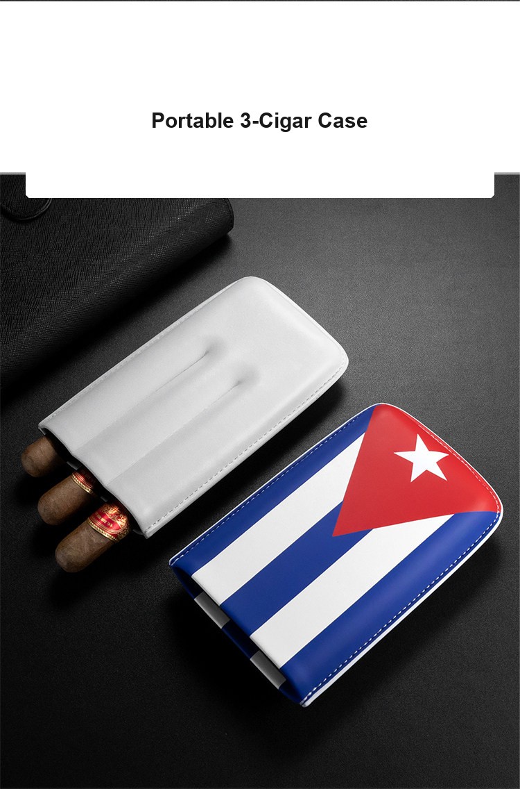 Close-Fit Leather 2- or 3-Cigar Travel Case — product image 9