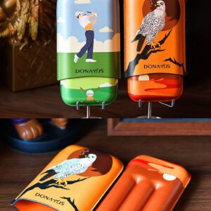 Leather 2- or 3-Cigar Travel Case | DONATUS — product image 7