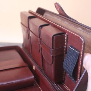 Handcrafted Leather Cigar & Tool Organizer — product image 1